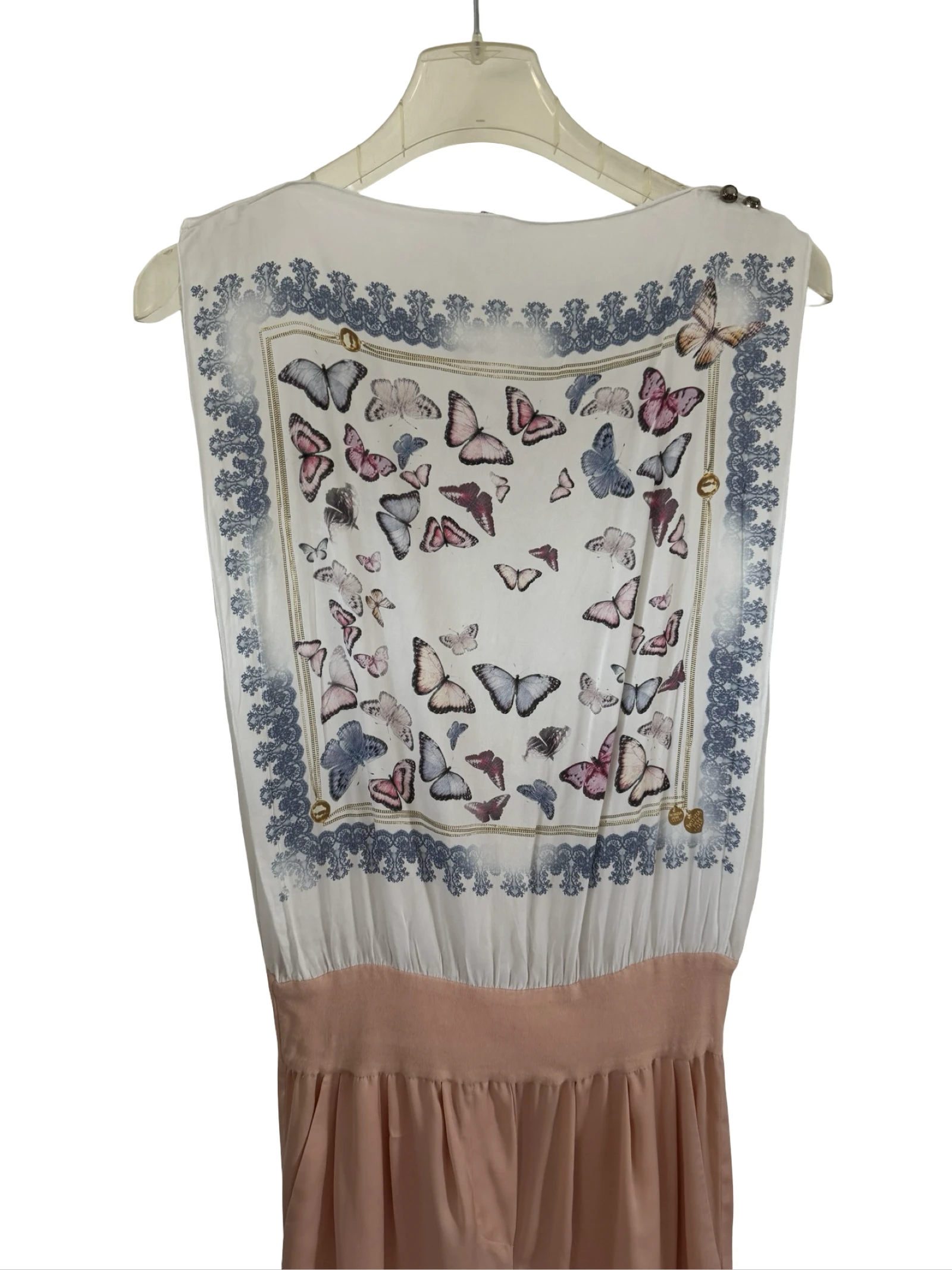 Patrizia Pepe silk-look jumpsuit with butterfly print size 38 – photo 5